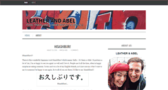 Desktop Screenshot of leatherandabel.com